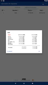 Correo Argentino Calc screenshot 14