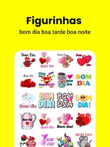 Figurinhas Bom dia e Boa noite screenshot 0