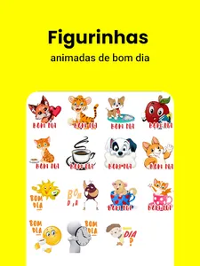 Figurinhas Bom dia e Boa noite screenshot 1