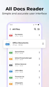 All Documents Reader: PDF Word screenshot 0