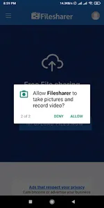 Filesharer - sharing & storage screenshot 2