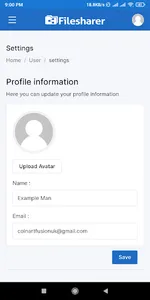 Filesharer - sharing & storage screenshot 3