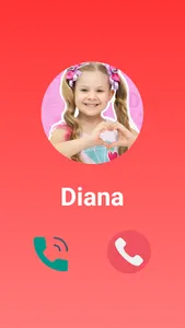Diana Fake Call screenshot 0