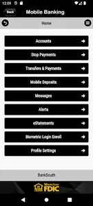 BankSouth Mobile Banking screenshot 1