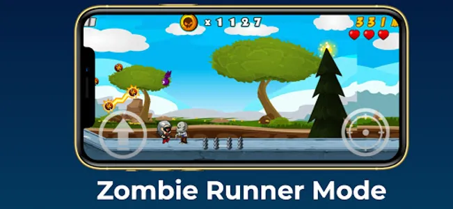 Zombie Brain Rain - Zombie Run screenshot 3