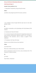 Kcse English Past Papers screenshot 4