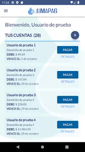 Jumapag Móvil screenshot 1