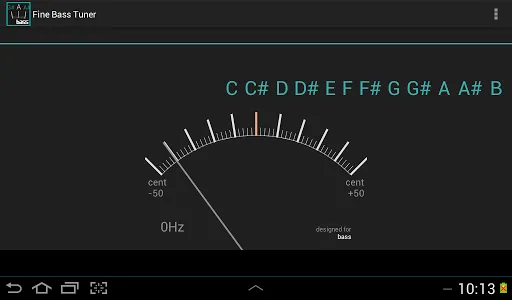 Fine Bass Tuner - Chromatic screenshot 1