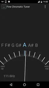 Fine Chromatic Tuner screenshot 1