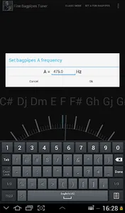 Fine Bagpipes Tuner screenshot 3