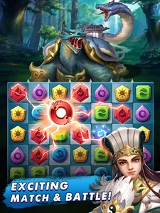 Three Kingdoms & Puzzles: Matc screenshot 10