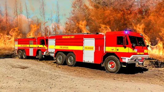 Fire Brigade Rescue Truck Game screenshot 9