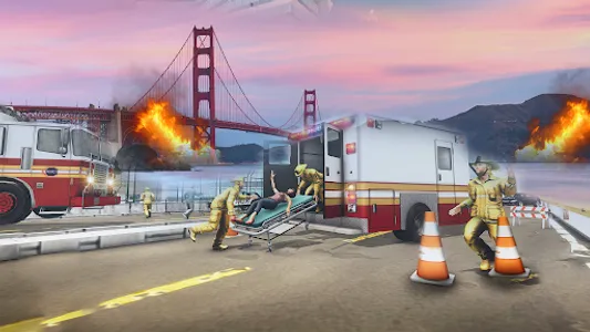 Fire Truck：Firefighter Rescue screenshot 1