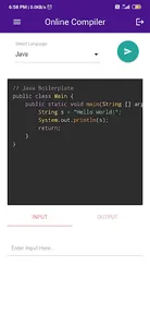 Online Compiler screenshot 1