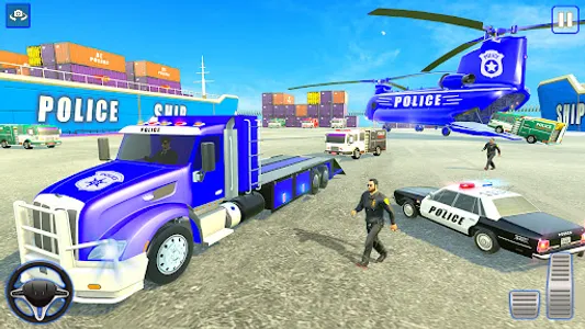 Police Fire Truck Transport screenshot 2