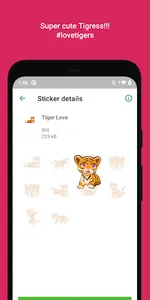 Animals Cute Sticker App screenshot 2