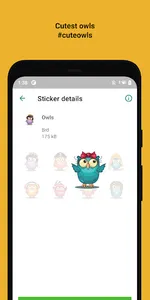 Animals Cute Sticker App screenshot 3