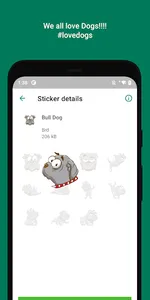 Animals Cute Sticker App screenshot 9