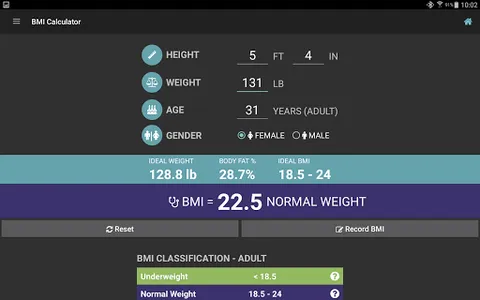 BMI Calculator screenshot 11