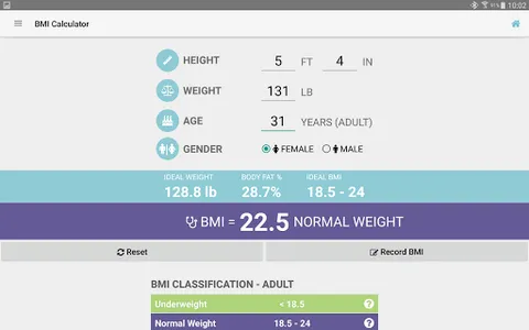 BMI Calculator screenshot 12