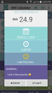 BMI Calculator screenshot 2