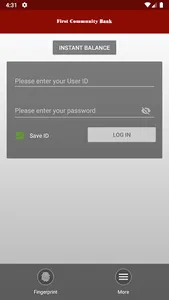 First Community Bank Nebraska screenshot 1