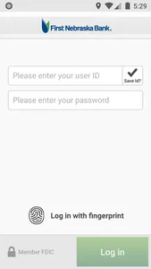 First Nebraska Bank Business screenshot 1
