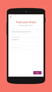 FirstTrackit – Customer screenshot 2