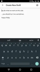Drafts screenshot 1