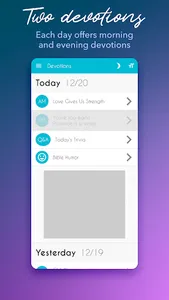 Daily Bible Devotion & Prayer screenshot 0