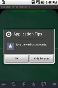 Spanish Verbs Pro Edition screenshot 1