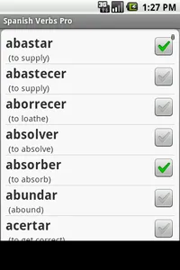 Spanish Verbs Pro Edition screenshot 5