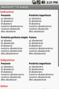 Spanish Verbs Pro Edition screenshot 6