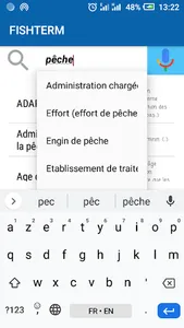 Dictionnaire de la Pêche screenshot 3