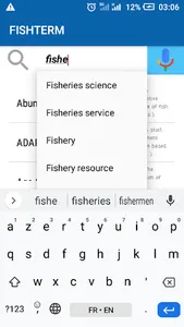 Fre - Eng Fisheries Dictionary screenshot 5