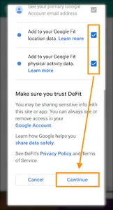DeFit screenshot 4