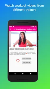 Home Workout Guide for Women;  screenshot 2