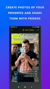 Fitness photo tracker screenshot 13