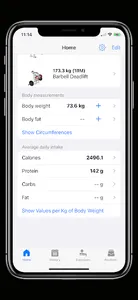 Fitness Logbook screenshot 1