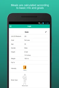 Fitness Meal Planner screenshot 6