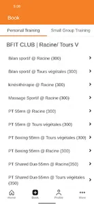 BFITCLUBS screenshot 1