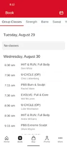 KXU - PAYG group fitness screenshot 1