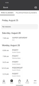 Pod1um Group Fitness screenshot 1