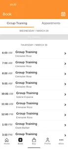 The Exercise Coach Scheduler screenshot 1