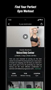 Fitplan: Gym & Home Workouts screenshot 1