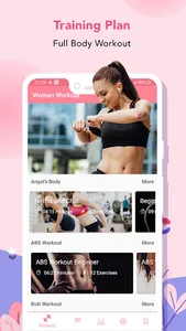 Female Fitness - Women Workout screenshot 1