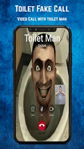 Toilet fake voice video call screenshot 0
