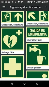 Emergency and fire signs screenshot 3