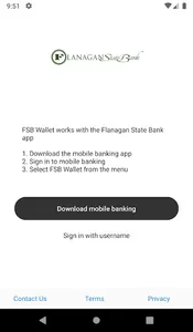 Flanagan State Bank Wallet screenshot 0