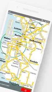 LUND MALMO TRAIN BUS MAP screenshot 1